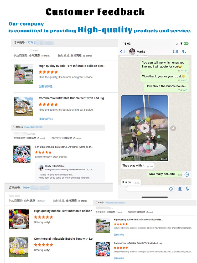 Printing Available Inflatable Party Tent With Balloon Transparent Inflatable Balloon Tent