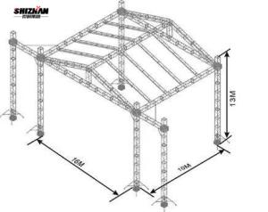 Wholesale Flat Aluminium Bolt Lighting Box Truss from china suppliers