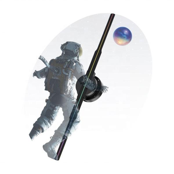 512P Resolution 42cm Hologram Advertising Display 4 Blades Fan 512 Lamp Beads