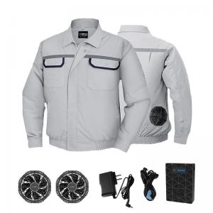 Wholesale 5V Power Bank Long Sleeve Cooling Shirt With Fan Air Conditioning Coat from china suppliers