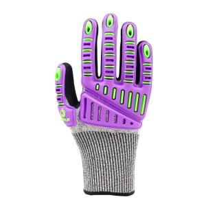 Wholesale 4X43C Heavy Duty Anti Cut Gloves Anti-Impact safety Gloves Hand Work TPR Gloves Industry from china suppliers
