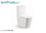 Mobile public floor standing close coupled wc washdown toilet