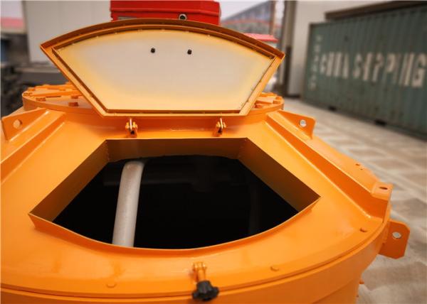 Hydraulic Coupling Planetary Cement Mixer Parts Maintaining Door Short Mixing