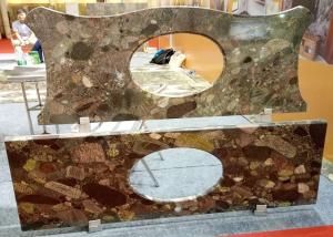 Wholesale Mosaic Bathroom Vanity Countertops Commercial Grade Polished / Honed Surface from china suppliers
