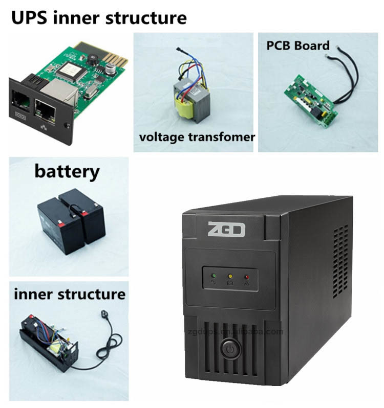 1KVA~2KVA 1.2KW Computer Uninterruptible Power Supply Units
