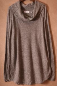 Wholesale Big Neck Casual Sweaters Keep Warm 4colors Fashion Good Design High Quality pink color from china suppliers