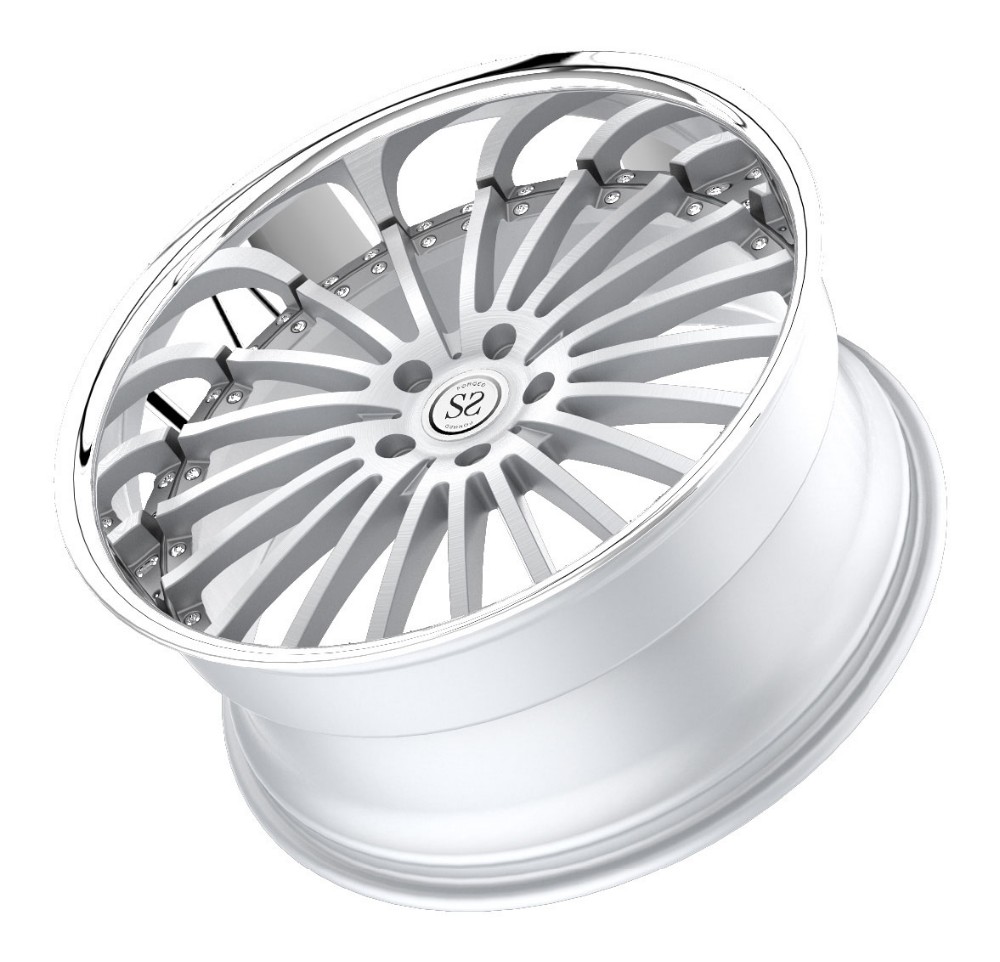 18 19 20 21 inch customize 2 piece forged negative offset offroad SUV wheel rim 5x120