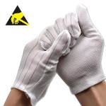 PU Coated ESD Safety Gloves Black Grey Colors Breathable Work Gloves