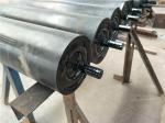Rubber Coated 89mm 165mm Belt Conveyor Rollers Aging Resistance