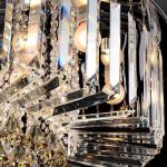 Round Crystal light fittings ceiling Lamp Fixtures Indoor home (WH-CA-22)