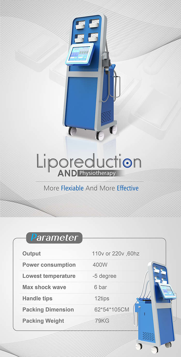 Non Invasive Cryolipolysis Fat Freezing Machine Human Engineering Design -5℃