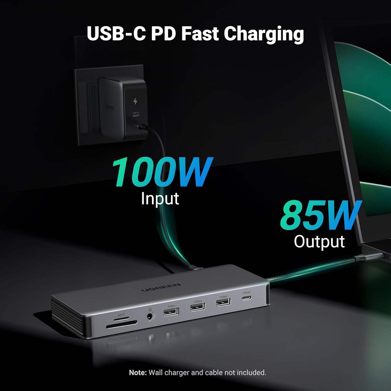 Revodok Pro 313 Laptop Docking Station 13 in 1 4K Triple Display USB C Dock Dual HD-MI, DP, 10Gbps Data Port