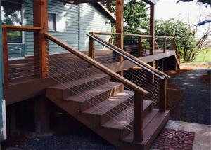 Wholesale Customized Stainless Steel Wire Railing Systems , Stainless Steel Wire Balustrade from china suppliers