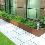 1000mm Corten Border Edging ISO Corten Steel Lawn Edging