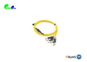Wholesale 8Cores LL MPO female- FC Straight harness cable Fanout 2.0mm LSZH Yellow Type A polarity from china suppliers