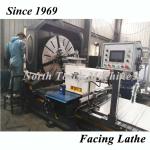 Universal Facing In Lathe , Metal Turning Lathe For HDPE falnge Mold