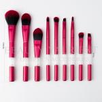 Luxurious 9 Piece Makeup Brush Set Diamond Decoration Full Face Brush Set
