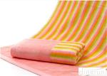 Customize Stripe Face Wash Towel Fashionable For Gym / Swimming