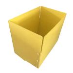 PP Corrugated Plastic Turnover Box Black Correx Packaging Boxes