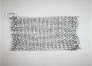 Wholesale Professional Stainless Steel Pot Scrubber Sqaure Shape For Pan Cleaning from china suppliers