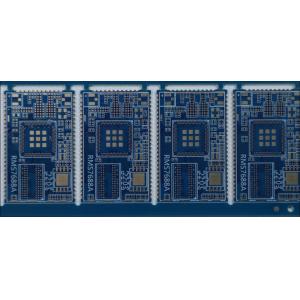 China Customizable Blue Oil Multilayer Circuit Board FR4 PCB Board  For Electronic Devices on sale