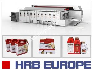 HRB-920 High Definition 04 Color Printer Slotter Die Cutter Machine Good Printing Quality
