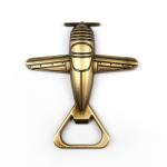 Metallic Design Die-cast Airplane Bottle Opener for Die-cast Style and Metallic