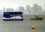 Water Billboard / outdoor Inflatable Advertising Billboard , Floating Billboard