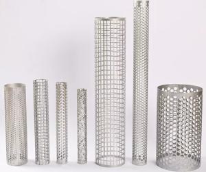 Wholesale 30mm 50mm Round 304 Stainless Steel Filter Mesh Perforated Metal Tube from china suppliers