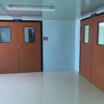 Double Swing Cleanroom Steel Doors | Heavy-Duty, High-Traffic Design | FDA/CE