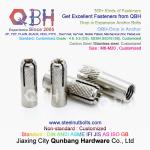 QBH GB /T 22795 (NP) - 2008 M6-M20 SS304 SS316 Stainless Steel Drop In Expansion