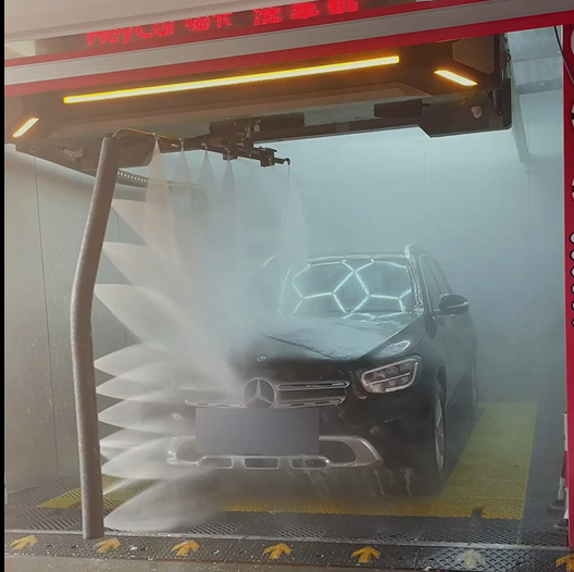 Heycar 360 Touchless Car Wash System Water Spraying Machine and Output Power 1500W for Service Station
