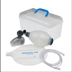 Wholesale Silicone Artificial Resuscitator Ambu Bag Resuscitator For First Aid Training Resuscitation Cardiopulmonary Resuscitation from china suppliers