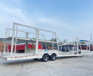 Wholesale Triangle/Double Star/Double Money Tire Double Deck Lifting SUV Car Carrier Semi Trailer from china suppliers