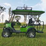 4 Seater Golf Cart With 225/40-10 Vacuum Radial Tyre Wheels Golf Trolley For Low