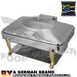 Retangular Stainless Steel Chafing Dish , Commercial 5 Qt Chafing Dish Food