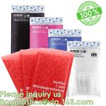Re-close Lipstick Mascara Travel Packaging, Bubble Padded Zipper Bag, Cushioned