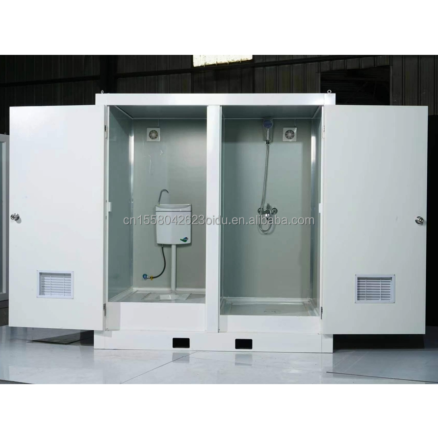 Outdoor Toilet Modified Shipping Container Style 20ft or 40ft Made of Steel and Sandwich Panel with Aluminum Alloy Windows