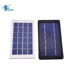 6V 3W Glass Laminated Residential Solar Panel ZW-3W-6V-3 Waterproof Portable
