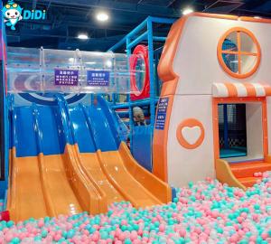 Wholesale Commercial Indoor Playground Equipment With Donut Slide Soft Play Center from china suppliers