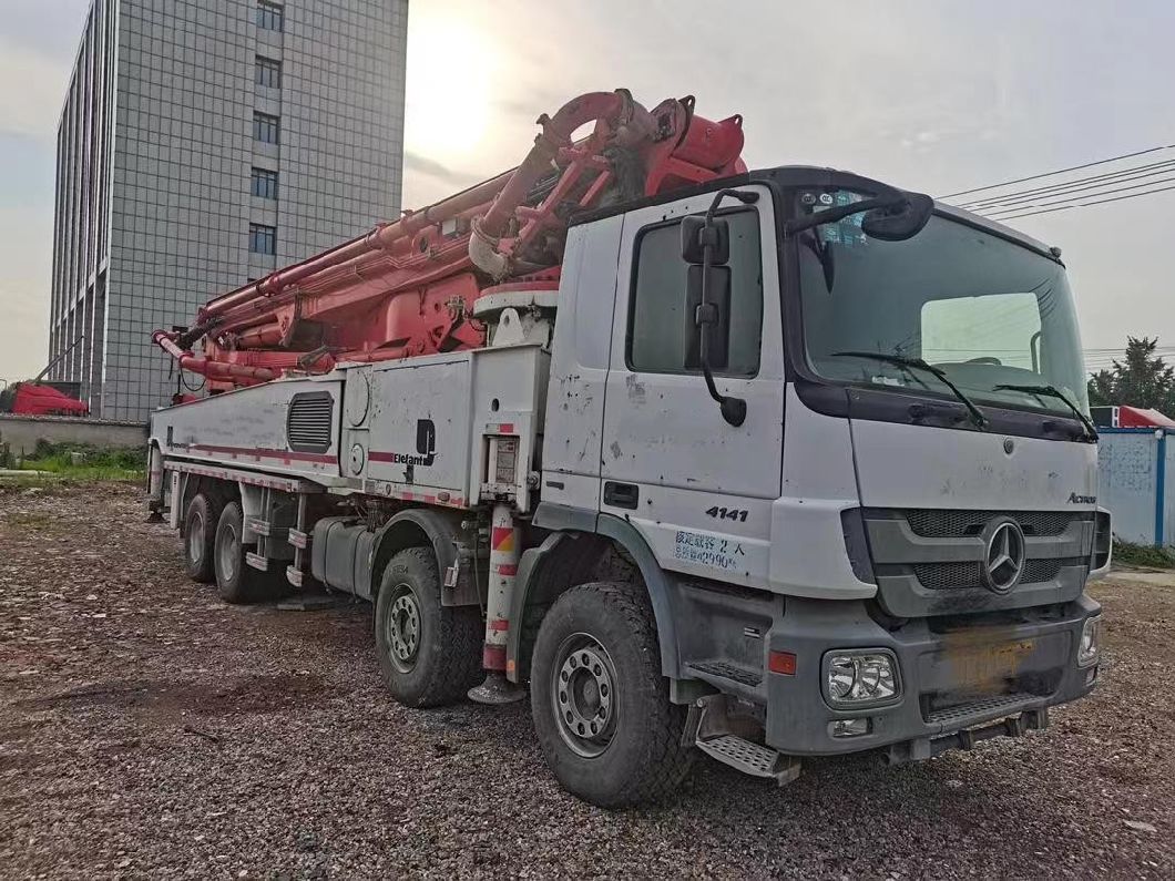 2012 Putzmeister Used Concrete Pump Truck 56m Truck Mounted Pump Mercedes Benz Machine Equipment Construction Machine