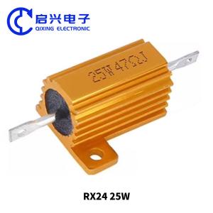 Wholesale RX24 Gold Aluminum Case Resistor 25w 47 ohm from china suppliers