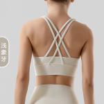DOUBLE-SIDED BRUSHED CROSS BACK SPORTS UNDERWEAR SHOCK-PROOF PUSH-UP YOGA SPORTS