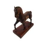 Hot-selling Creative Wooden Horse Toys Cartoon Three-dimensional Animal