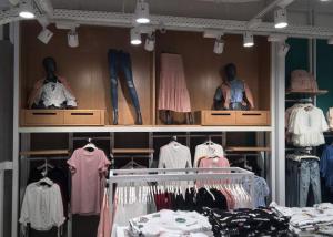 Wholesale Decorative Commercial Apparel Store Fixtures , Department Store Clothing Racks from china suppliers