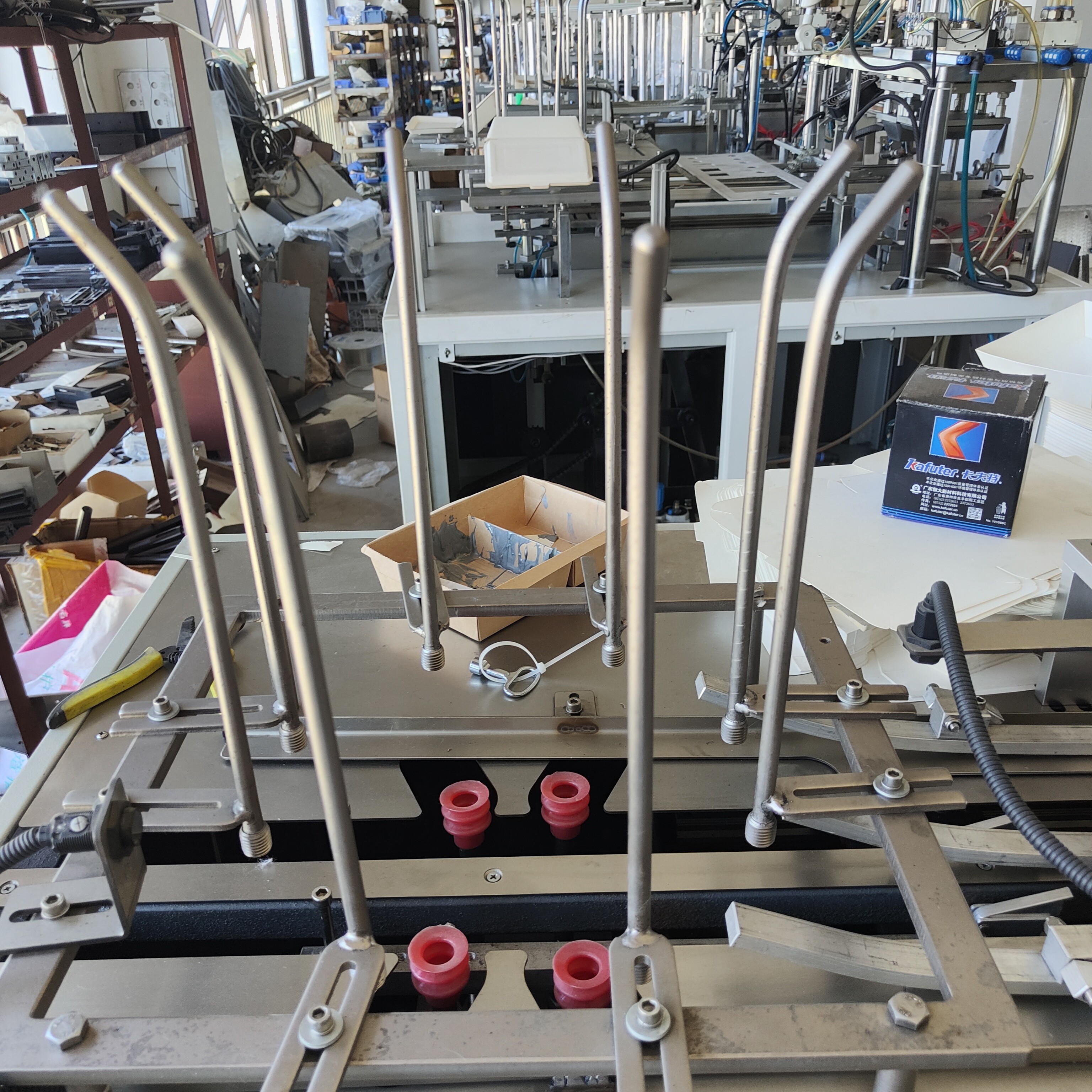 Non standard carton machine # decorative works # food carton # disposable lunch box # Hot-melt adhesive process