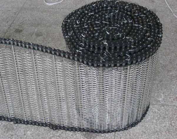 Welded Wire Movement Mesh Conveyor Belt 1m-50m For Industrial Use