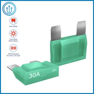 Wholesale Easy ID PA66 LED Indicating 32V Auto Blade Fuses Maxi L 50 Amp Automotive Fuse from china suppliers