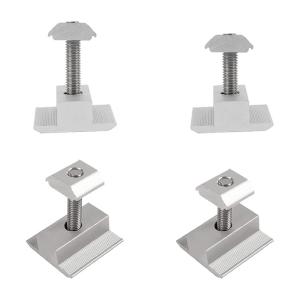 Wholesale aluminum solar panel fixing clamps lightweight Corrosion Resistant from china suppliers