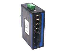 Wholesale 2 Port Gigabit Outdoor Ethernet Switch , Industrial Fiber Optic Network Switch from china suppliers
